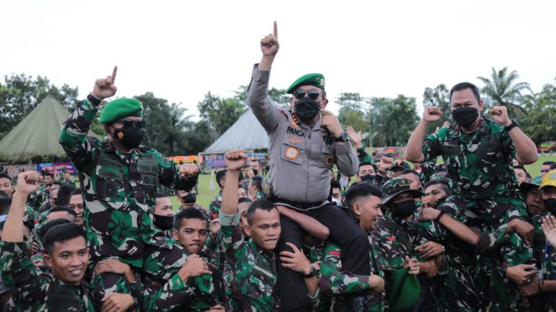 Kapoldasu Hadiri Upacara Hari Infanteri ke-73