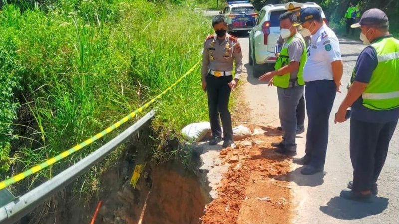 Persiapan Operasi Ketupat 2022, Ditlantas Polda Sumut Survey Jalan Rusak di Payabungan