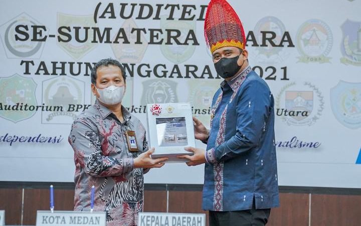 Pemko Medan Raih Predikat Opini WTP Dari BPK-RI