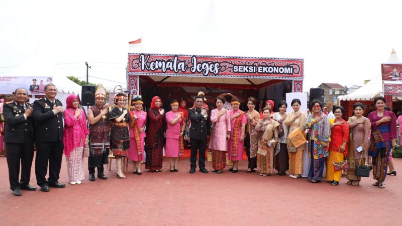 Peringati HUT Bhayangkara ke-76, Polda Sumut Gelar Bazzar UMKM