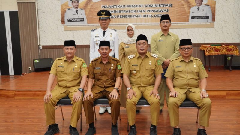 Aulia Rachman Lantik 3 Pejabat Administrasi, Administrator dan Pengawas