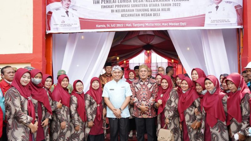 Walikota Medan Terima Kunjungan Tim Penilaian Kelurahan Terbaik Sumut