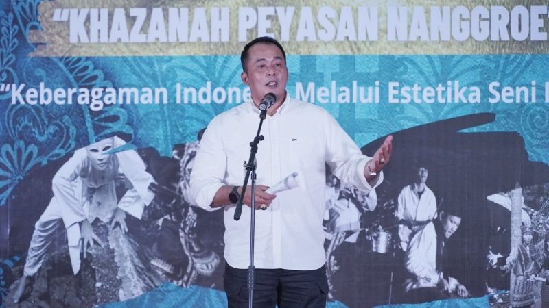 Aulia Rachman Apresiasi Medan Tuan Rumah Pertunjukan Kesenian Khazanah Peyasan Aceh