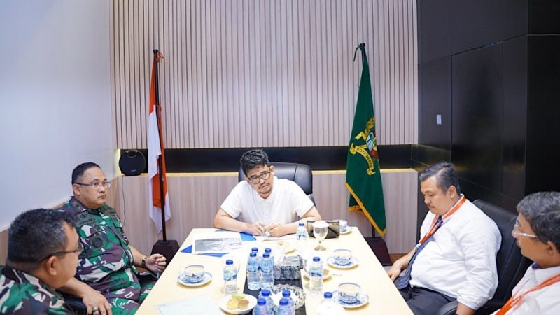 Bobby Nasution Terima Kunjungan Danlantamal l Belawan