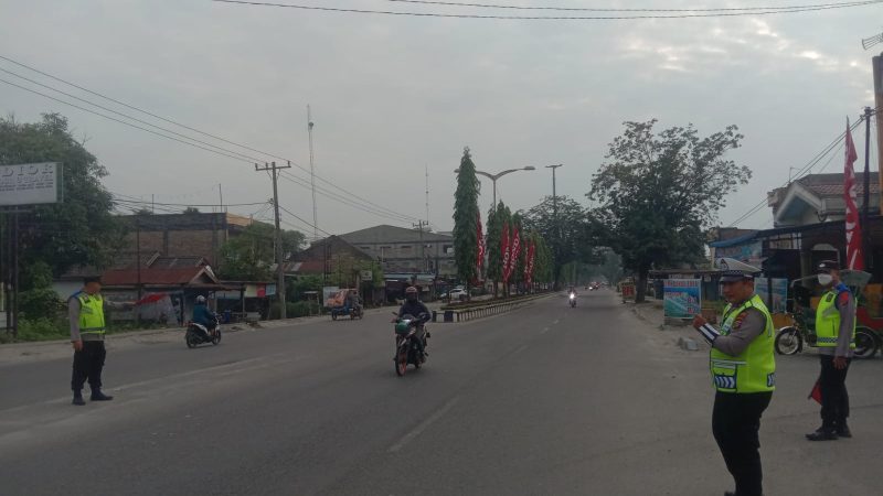 Pasca Perayaan Tahun Baru, Sat Lantas Polresta Deli Serdang Intensifkan Pelaksanaan Gatur Lalin