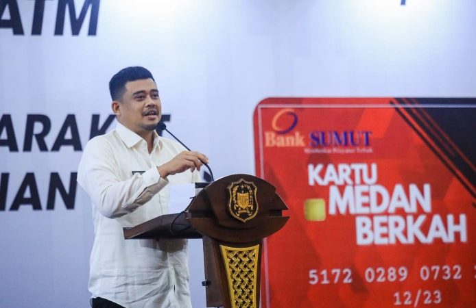 Bobby Nasution Luncurkan Kartu ATM Berlogo Khusus “Medan Berkah”