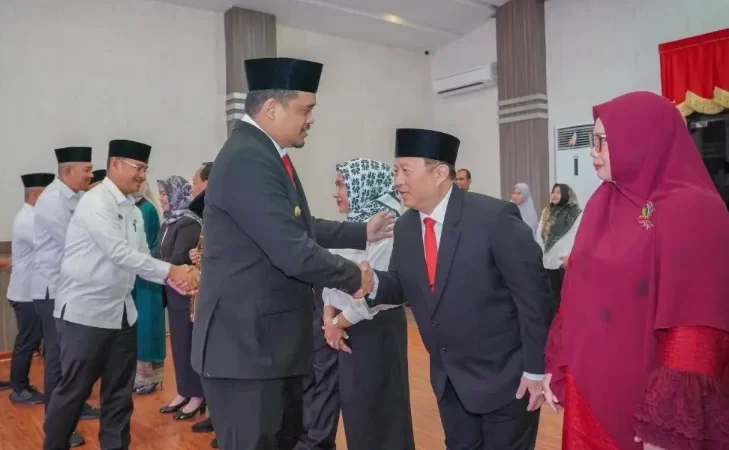 Bobby Nasution Lantik 7 Pejabat Tinggi Pratama