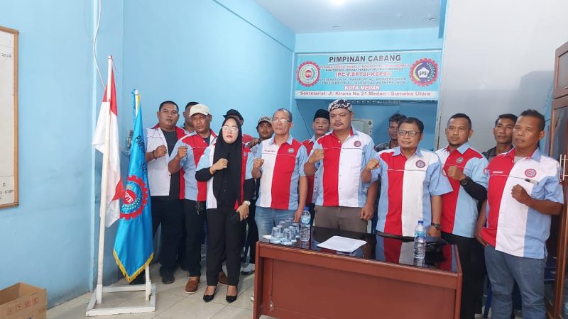 FSPTSI K. SPSI Kota Medan Bantah Geruduk Kantor atau Gudang Milik Ruslan (Pengusaha) yang Meletuskan Pistol