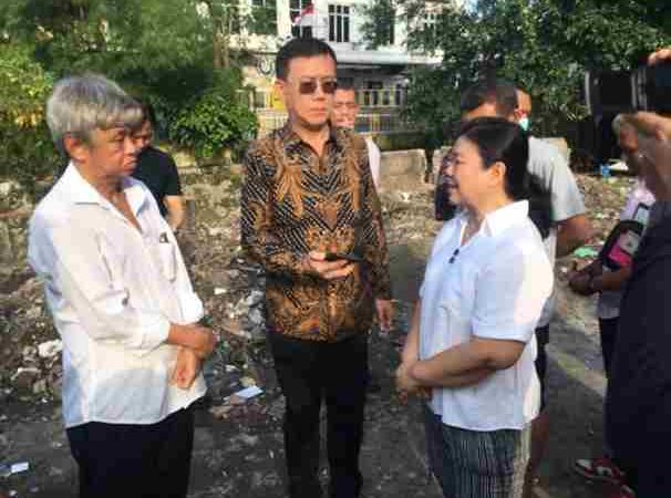 Hasyim Meninjau Lokasi Pembangunan TPS