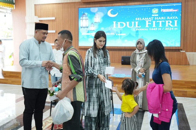 Bobby Nasution Bersama Istri Gelar Open House di Rumah Dinas Walikota Medan