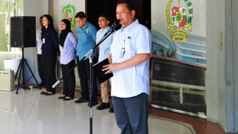 Apel Pagi Dipimpin Sekretaris DPRD Medan