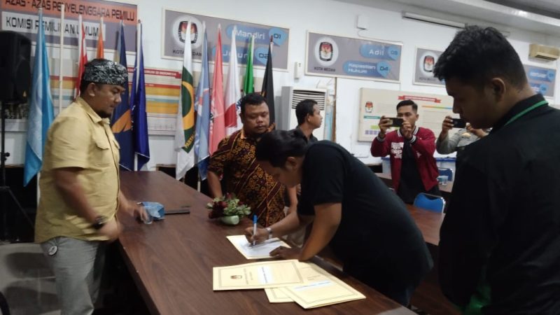 KPU Kota Medan Nyatakan Tiga Paslon Wali Kota dan Wakil Wali Kota Medan Penuhi Syarat