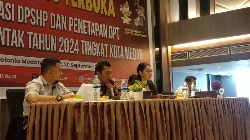 KPU Tetapkan DPT Pilkada Medan Sebanyak 1.799.421 Pemilih