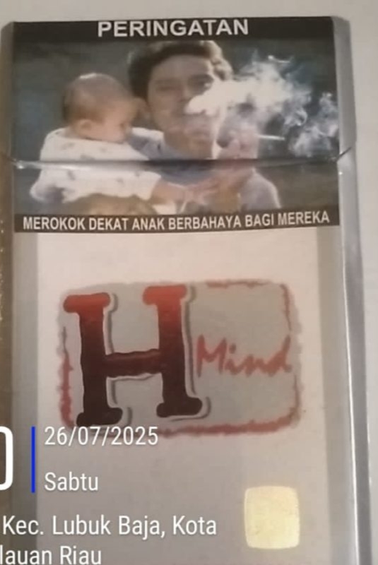 Peredaran Rokok Ilegal H-Mind di Batam Semakin Marak