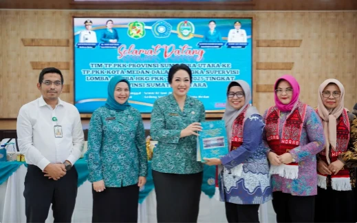 Airin Rico Waas Minta Masukan Tim Supervisi TP PKK Medan