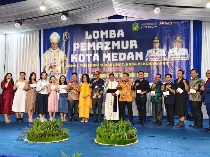 Beni Sinumba Hadiri Penutupan Lomba Pemazmur 2025