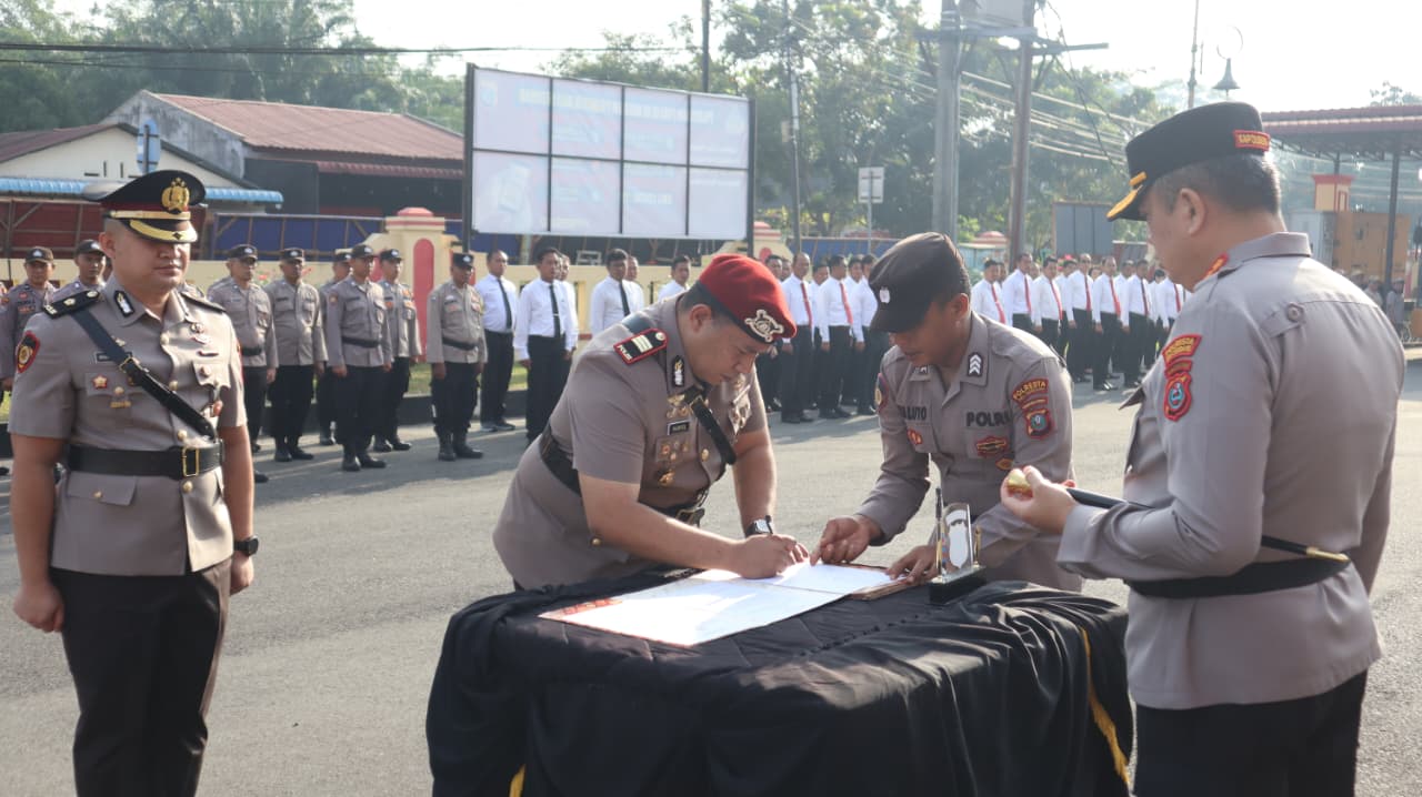 Kapolresta Deli Serdang Pimpin Sertijab PJU