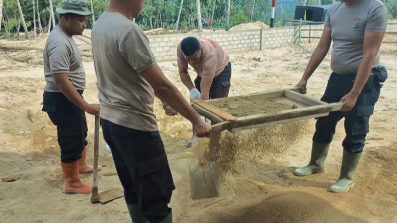 Brimob Sumut dan Warga Bersatu Bangun Harapan, Rumah Swadaya ke-11 Rampung di Tolang Julu