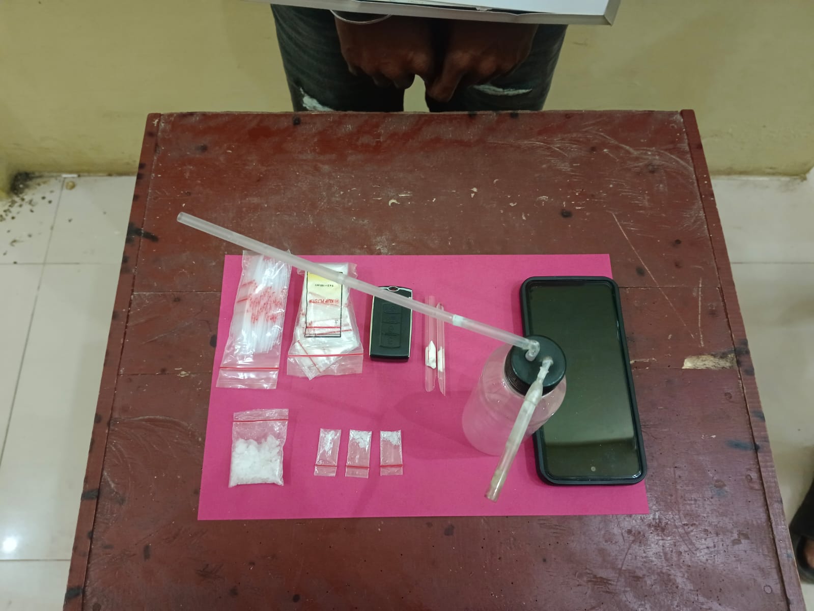 Satresnarkoba Polres Palas Amankan Tersangka Pengedar Sabu Lintas Provinsi