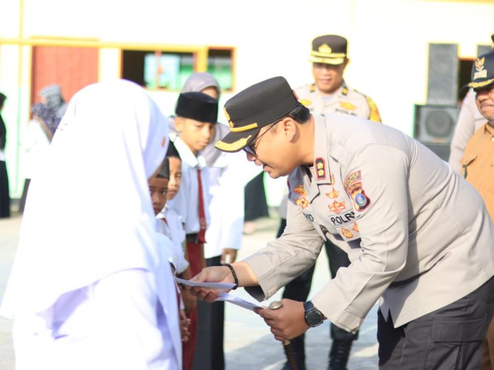 Kapolres Langkat Pimpin Upacara di Yayasan Al-Ihsan, Tekankan Disiplin, Anti Bullying, dan Kepedulian Sosial