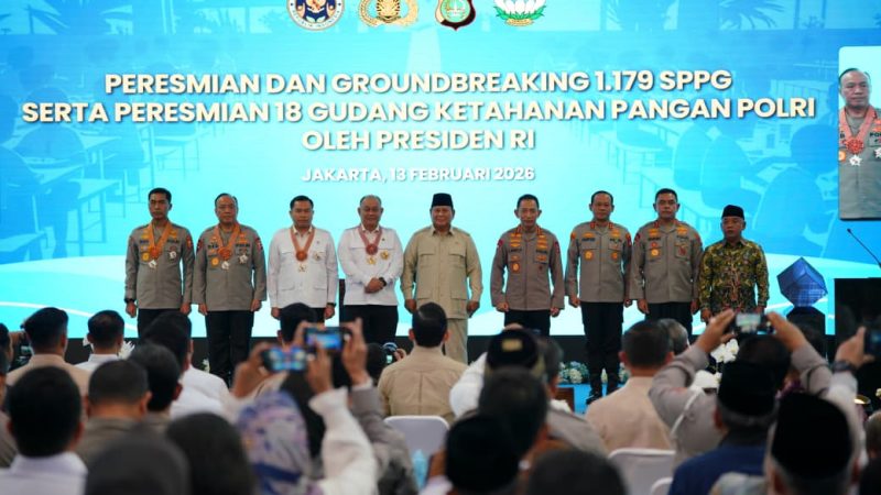 Kapolda Sumut Hadiri Launching Serentak SPPG Polri, Tegaskan Komitmen Dukung Program Gizi Nasional