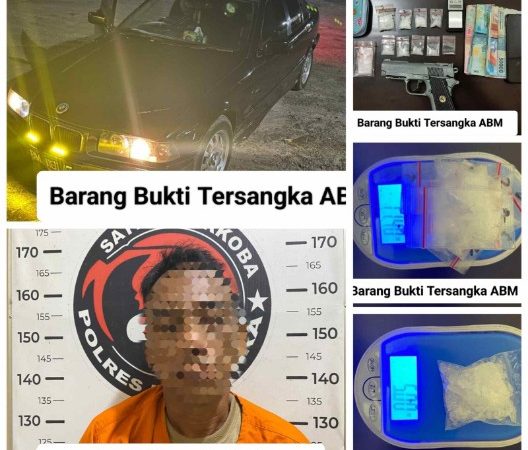 Polres Batu Bara Tangkap Pengedar Narkoba di Tanjung Gading, Sabu 16,4 Gram dan Airsoft Gun Disita 