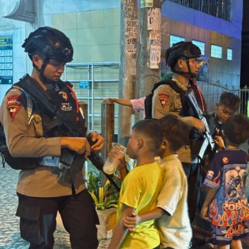 Patroli Ramadhan Humanis, Patroli Gabungan Jamin Keamanan Tarawih di Tebing Tinggi