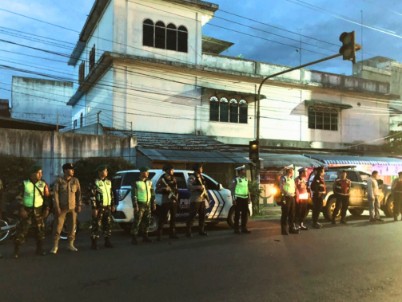 Patroli Subuh Ramadhan, Brimob dan TNI-Polri Jaga Ketertiban Kota Tebing Tinggi