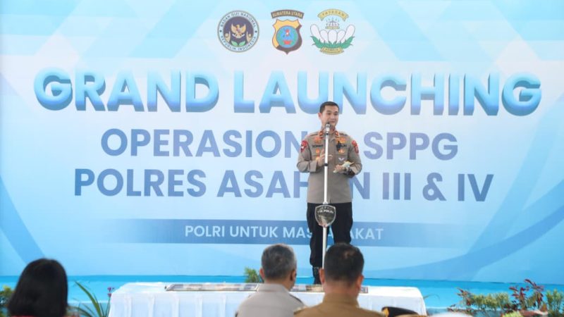 Polda Sumut Resmikan Dua SPPG lagi di Asahan, Penerima Manfaat MBG Tembus 346 Ribu Orang
