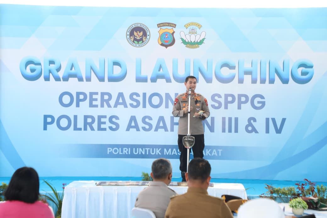 Polda Sumut Resmikan Dua SPPG lagi di Asahan, Penerima Manfaat MBG Tembus 346 Ribu Orang