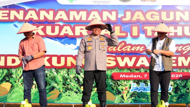 Penanaman jagung serentak Kwartal 1 Tahun 2026 Polda Sumut, Dukung Ketahanan Pangan Nasional