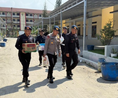 Solidaritas Brimob Polda Sumut: Kunjungan dan Bantuan untuk Rekan yang Sakit Menahun