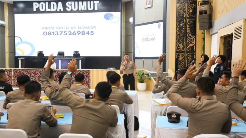 Polda Sumut Gelar Pelatihan Kehumasan, Personel Belajar Teknik Hook Berita hingga Editing Video