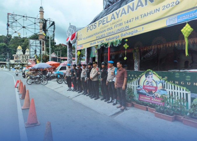 Operasi Ketupat Toba 2026: Brimob Sumut Siaga Amankan Aktivitas Masyarakat di Parapat