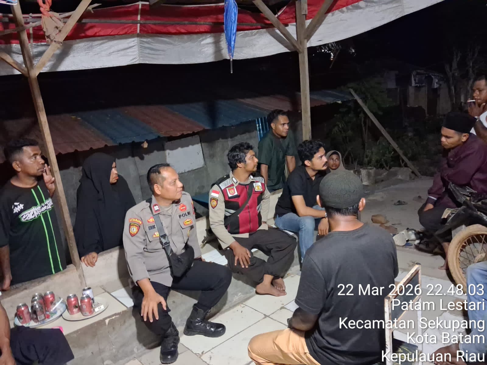 Polsek Sekupang Respons Cepat Laporan 110, Keributan Keluarga Berhasil Diselesaikan Secara Damai