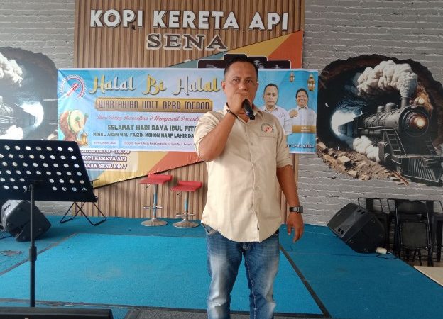 Koordinator Wartawan DPRD Kota Medan Gelar Halal Bihalal