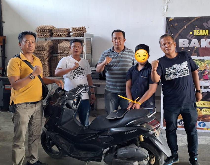 Kurang Dari 1×24 Jam, Unit Reskrim Polsek Gunung Malela Ringkus Residivis Curanmor Hingga Ke Medan
