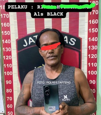 Polres Tapanuli Tengah Ringkus Residivis Pencuri Ponsel, Beraksi di Dua Lokasi Berbeda