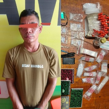 Sempat Kabur Lompat ke Sungai Saat Digrebek, Bandar Sabu di Desa Pamah Akhirnya Ditangkap di Aceh 