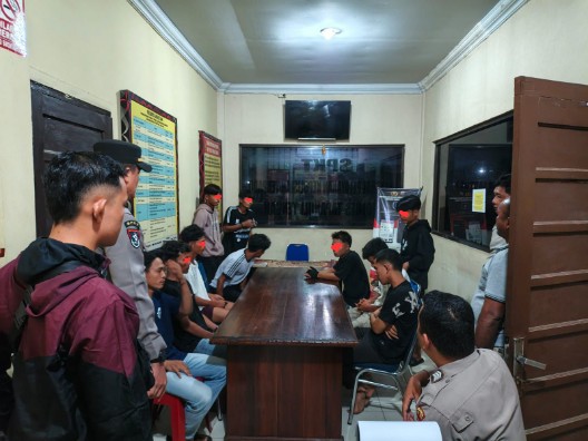 Polres Tapteng Redam Potensi Tawuran Remaja di Rusunawa Pandan, Sebilah Parang Disita