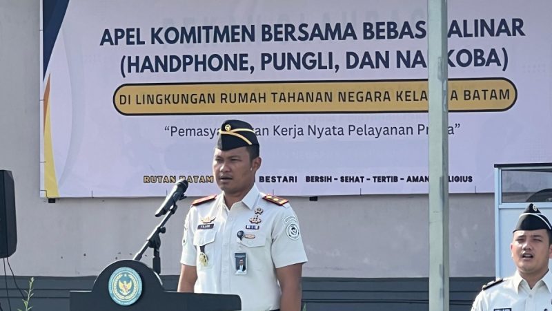 SATU TEKAD, SATU SUARA RUTAN BATAM GAUNGKAN KOMITMEN BEBAS HALINAR