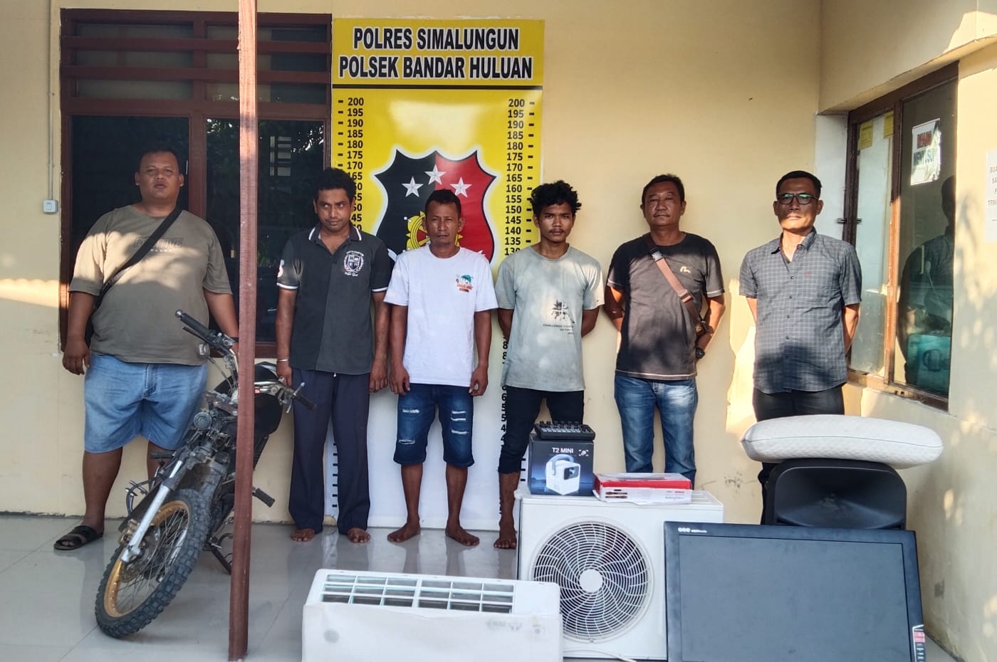 Gerak Cepat! Reskrim Polsek Bandar Huluan Ringkus Tiga Pelaku Curat dalam Satu Malam, Kerugian Korban Capai Rp 14,5 Juta