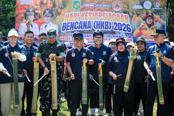 Dari Kentongan ke Edukasi Warga, Pesan Tegas Zakiyuddin Harahap di Hari Kesiapsiagaan Bencana 2026