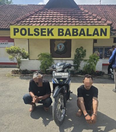 Pura-Pura Berburu”, Polsek Babalan Ungkap Kasus Curanmor, Enam Unit Kendaraan Berhasil Diamankan