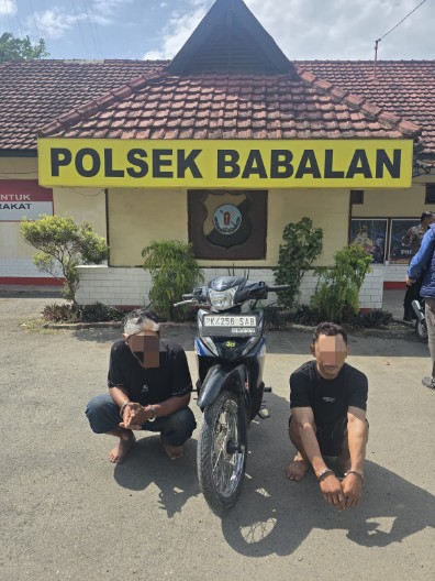 Pura-Pura Berburu”, Polsek Babalan Ungkap Kasus Curanmor, Enam Unit Kendaraan Berhasil Diamankan