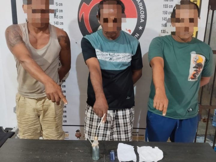 Polres Simalungun Gerebek Sarang Narkoba, Tiga Tersangka Sabu Ditangkap, Pemasok Diburu