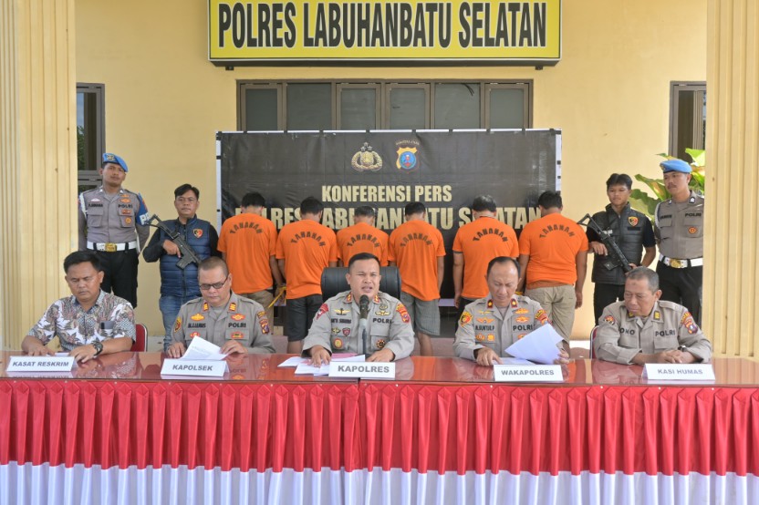 Polres Labusel Ungkap Kasus Pencurian Ternak, Enam Orang jadi Tersangka