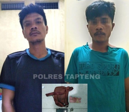 Polres Tapanuli Tengah Ringkus Dua Pelaku Jambret di Desa Aek Horsik
