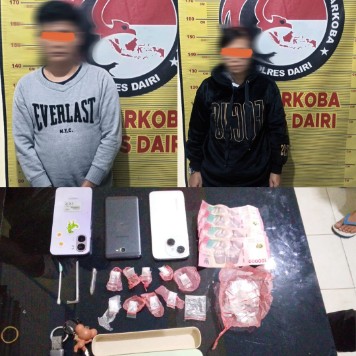 Miliki Sabu, Sat Narkoba Polres Dairi Berhasil Ringkus Residivis Bersama Wanita di Kamar Kos – Kosan