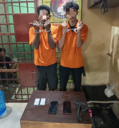 Satres Narkoba Polres Langkat Sikat Lokasi Peredaran Sabu, Pelaku dan Barang Bukti Diamankan